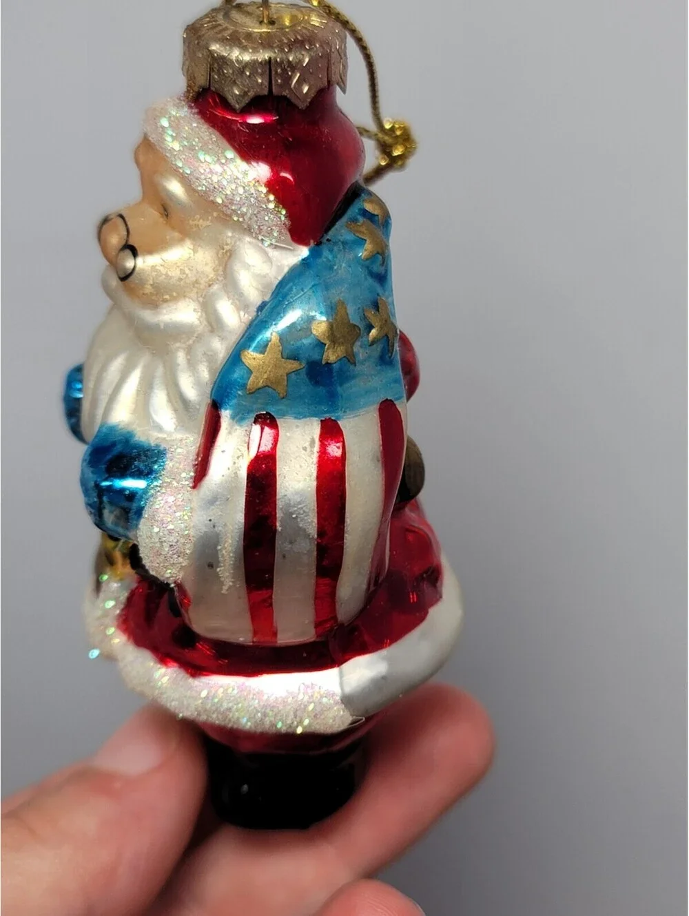 Thomas Pacconi Santa Blown Glass Christmas Ornament Museum Series